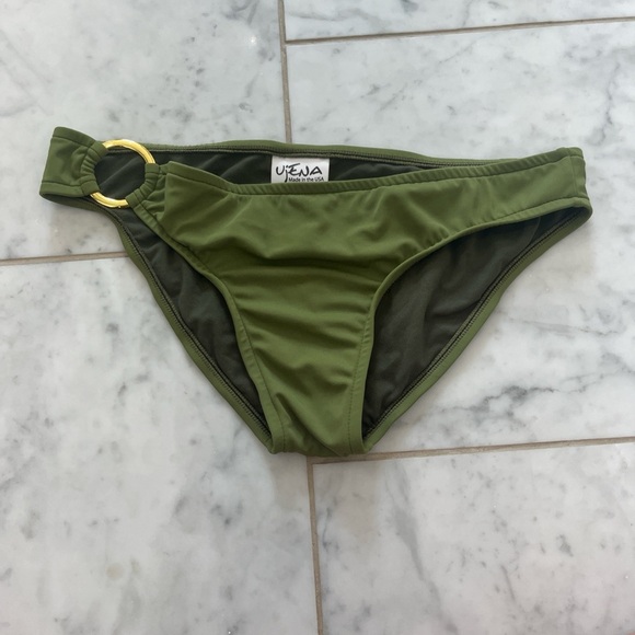 UjENA sage Green Bikini with Gold Accents. Worn in the movie bikini girls on ice - Picture 2 of 5